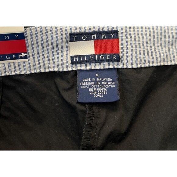 TOMMY HILFILGER Womens Size 4 Lightweight Cotton Black Shorts NWT MSRP $42 - Picture 4 of 4